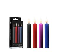 Ouch! Kit 4 bougies BDSM Teasing Wax Candles — colorées, basse température