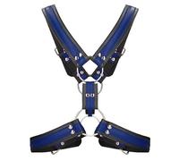 Shots Ouch! Harnesses - Scottish Harness S/M - Blue