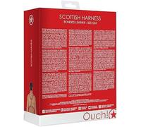 Shots Ouch! Harnesses - Scottish Harness S/M - Red