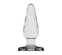 Shots Plug & Play - 5" Basic Butt Plug - Glass