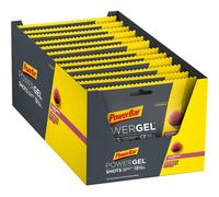 PowerBar – PowerGel Shots gommes énergétiques Framboise, riches en glucides, Vit. B6, sans caféine – 24x60g