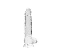 REALROCK - godemichet réaliste transparent (19 cm)