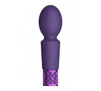 SHOTS ROY008PUR Brilliant - Vibrateur de Luxe pour Tes Aventures - Rechargeable - Plaisir illimité - Matériaux de Qualité Médicale en Silicone - 12 x 3,4 cm - Violet