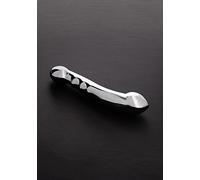 SHOTS TMS-2321-L Eleven Elegant Gode - Acier inoxydable - 27 x 5,2 x 5,2 cm - avec des Rainures pour une Stimulation Intense - Plaisir Illimité