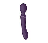 Shots VIVE VIVE019PUR Enora - Baguette et Vibrateur - Imperméable et Sans Phtalate - 100% Silicone de Qualité Médicale - Violet
