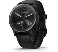 Shou-Vívomove Sport - Montre Connectée À Aiguilles Mécaniques Et Écran Tactile - Gray Avec Bracelet Noir - Boîtier 40 Mm