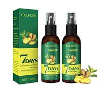 Shouga Kingu Huile de croissance des cheveux, 7 jours d'huile germinale au gingembre, 7 jours de gingembre Germinal Serum Essence Oil Growth Hair, Sérum de croissance des cheveux au gingembre (2 Pcs)