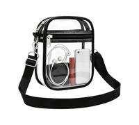 Shoulder Bags Clear PVC - Sling Pack Holder, Transparent Work Bag, Security | Shoulder Purse Shoulder Bags Clear PVC Sling Sports Beach Concerts Festivals Work Commuting Outdoor Travel Stadiums Everyday