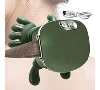 Shoulder Massage Master - PU 15 x 11 x 6,5 cm | Masseur électrique du cou avec 3 niveaux d'intensité, utilisation en voyage, soulagement du coucher, outil de relaxation musculaire chauffant | Routine
