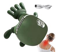 Shoulder Massager Muscle Relax Tool | Rechargeable Cervical Massager | Rechargeable Cervical Massager with 2 Mode Heat for Home Travel Break Daily Routine Bedtime Study Long Drive Weekend Holiday