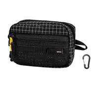 Shoulder Strap Pouch - Carry Organizer for Travel Hiking Cycling | Nylon Webbing with Zipper Pocket, Adjustable Sling Attachment, Phone Wallet Holder, Outdoor Gear Storage Accessory 4.33x3.15x1.18 in