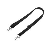 Shoulder Strap Shoulder Strap, 140 cm Adjustable Thick Soft Bag Strap Replacement, with Metal Hooks for Briefcase, Computer Messenger Bag, Laptop Case Luggage(Black Buckle-2.5cm)