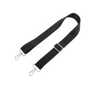 Shoulder Strap Shoulder Strap, 140 cm Adjustable Thick Soft Bag Strap Replacement, with Metal Hooks for Briefcase, Computer Messenger Bag, Laptop Case Luggage(Silver Buckle-3.8cm)