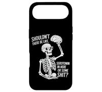 Shouldn't There Be Serotonin Funny Skeleton Brain Coque pour iPhone Air