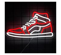 SHOUXI LED néon signe Baskets Led Néons, Décoration Murale De Magasin De Chaussures Tide, Utilisées Pour Les Fêtes De Bar, Décoration Lumineuse 24cm×41cm
