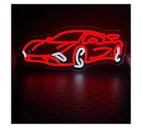 SHOUXI LED néon signe Enseigne Au Néon Pour Voiture De Sport, USB, Lumière LED Pour Garage, Maison, Bar, Fête, Salle Jeux, Décoration Chambre À Coucher, 42X18cm
