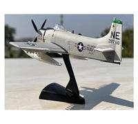 SHOUXI Maquettes d'avion Déco Jouet Décoratif en Alliage Moulé sous Pression, Échelle 1:110, Douglas A-1 Skyraider, Modèle Militaire, Ornement
