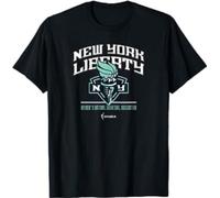 SHOUZUREN W.N.B.A N.e.w Y.o.r.k L.i.b.e.r.t.y Jump Start T-Shirt Black L