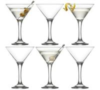Shov Misket Special Edition Lot de 6 verres à Martini | Verres à cocktail et à dessert élégants | 175 ml | Passe au lave-vaisselle | Design classique en forme de V avec long manche