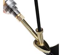 Shovel Blade Head, Electroplated Gold Tone Construction, Long Lasting Utility Accessory, Hot Air Workstation Compatibility, Quick Change, Science Tech Craft Professional Use