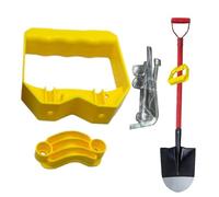 Shovel Extension Handle, Adjustable Tool Grip, Snow Shovel Attachment, Ergonomic Support Design Sturdy Extension Rod for Garden Rake Outdoor Gardening Planting Cleaning Mowing Landscaping Use Kit