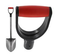 Shovel Handle Grip, Ergonomic Rake Handles Grips, 1.87 inches Portable Compact Comfortable Gardening Hand Tool for Farm, Yard Work Women Family & Friends, Rakes Handle Garden