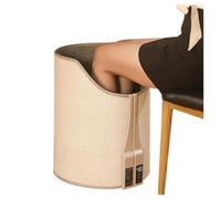 Shovelmty Chauffe-Pieds éLectrique à Affichage NuméRique, Pliable, Portable, Thermostat RéGlable, Chauffe-Pieds pour, Le Bureau, Les Pieds Chauds, Prise UE