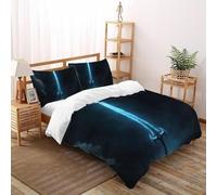 SHOVERKD Arcane Épée Esprit Housse De Couette Double（200x200cm） Imprimé 3D pour Garçons Et Filles en Microfibre Respirant avec Fermeture Éclair Literie Confort