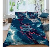 SHOVERKD Dunk de Basket-Ball Housse De Couette Microfibre Parure De Lit Adulte Sports Theme 3 Pièces Et Taie d'oreiller King(220x240cm)