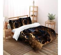 SHOVERKD Dynamique Chiot Liberté Sprint Housse De Couette King（220x240cm） Imprimé 3D Mignon Animal pour Enfants Et Adolescents en Microfibre Respirant avec Fermeture Éclair Literie Confort