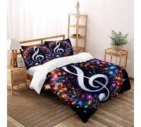 SHOVERKD Haute-Contre Portée Coloré Tourbillon Housse De Couette Double（200x200cm） Impression 3D pour Enfants Et Adolescents en Microfibre Respirant avec Fermeture Éclair Literie Confort