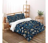 SHOVERKD Métro Aventure Symphonie Parure De Lit Super King（260x220cm） Impression 3D pour Garçons Et Filles en Microfibre Respirant avec Fermeture Éclair Literie Confort