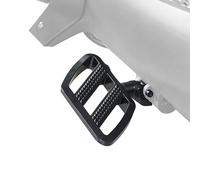 Show Chrome Planches de plancher pour conducteur de combat Can-Am Ryker en aluminium noir réglable et élargi repose-pieds repose-pieds 600, 900, rally, sport 41-426BK