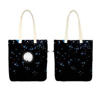 Show Head Pet Sac à bandoulière en toile, Papillon sur fond noir Pet Out Bag, affleurement, Pet Out Sac à bandoulière.
