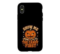 Show Me The Candy First Halloween Funny Coque pour iPhone X/XS