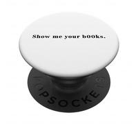 Show me Your b00ks X Livres Livre Livre Rat de Livres Amateurs de Livres PopSockets PopGrip Adhésif