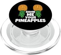 Show Me Your Pineapples Swinger Upside Down Ananas Hommes PopSockets PopGrip pour MagSafe