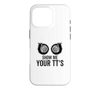 Show Me Your TT Twin Turbo Funny Car Racing Horsepower Coque pour iPhone 16 Pro