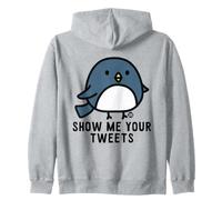 Show Me Your Tweets Bird Sweat à Capuche