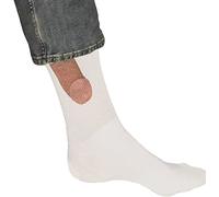 Show off Socks, Novelty Show Off Socks,Creative Socks,Tall Sports and Leisure Cotton Socks,Gifts for Men and Women (White)