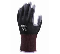 Showa 370 Lot de 10 paires de gants antidérapants avec revêtement en nitrile Noir Taille 9 XL