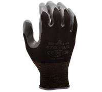 Showa 370W Gant de travail sans couture Paume en nylon Nitrile Usage général