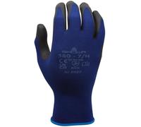 SHOWA 380, Enduction de Nitrile microporeux, Grip polyvalent, Bleu/noir, 7/M