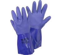 Showa 4708 XL 660 Gr. XL Tissu de coton, PVC Gants pour produits chimiques Taille: 10, XL EN 388:2016, EN 374-1:2016/ Typ B, EN 374-5:2016 ISO 374-1:2016/ Typ