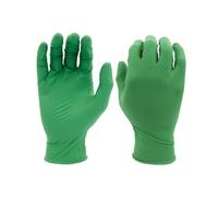 SHOWA 6110PF, Nitrile - Polyvalent, Non poudré, Approuvé pour les aliments, Gants à usage unique, Bleu, Boîte de 500 gants, Taille Medium
