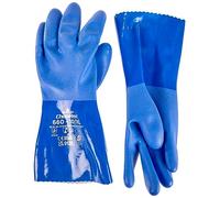 SHOWA 640, Enduction de PVC, Chimique, bleu, 10/XL