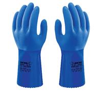 SHOWA 640, Enduction de PVC, Chimique, bleu, 10/XL