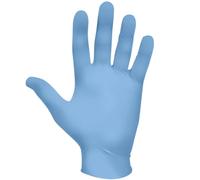 SHOWA 7500PF Lot de 100 gants jetables en nitrile poudrés Taille L