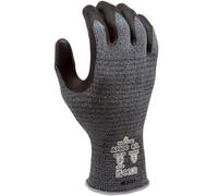 SHOWA AP800, Antistactic Industrial Protective Gloves, Nitrile Palm Coating, Touch Screen Compatible, Grey, 12 Pairs, Size X-large