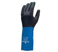 Showa Gants Bstchms-08 Chem Master CHM Gant, taille : 08, Bleu/noir